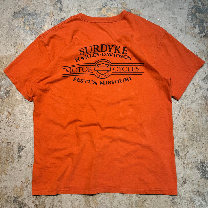 古着 USA製 Harley-Davidson/ハーレーダビッドソン/ プリントTシャツ/ サイズXL