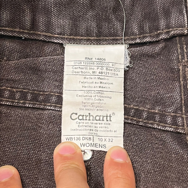二手服裝carhartt/雙膝蓋畫家褲子/女裝/實際尺寸30 x 31