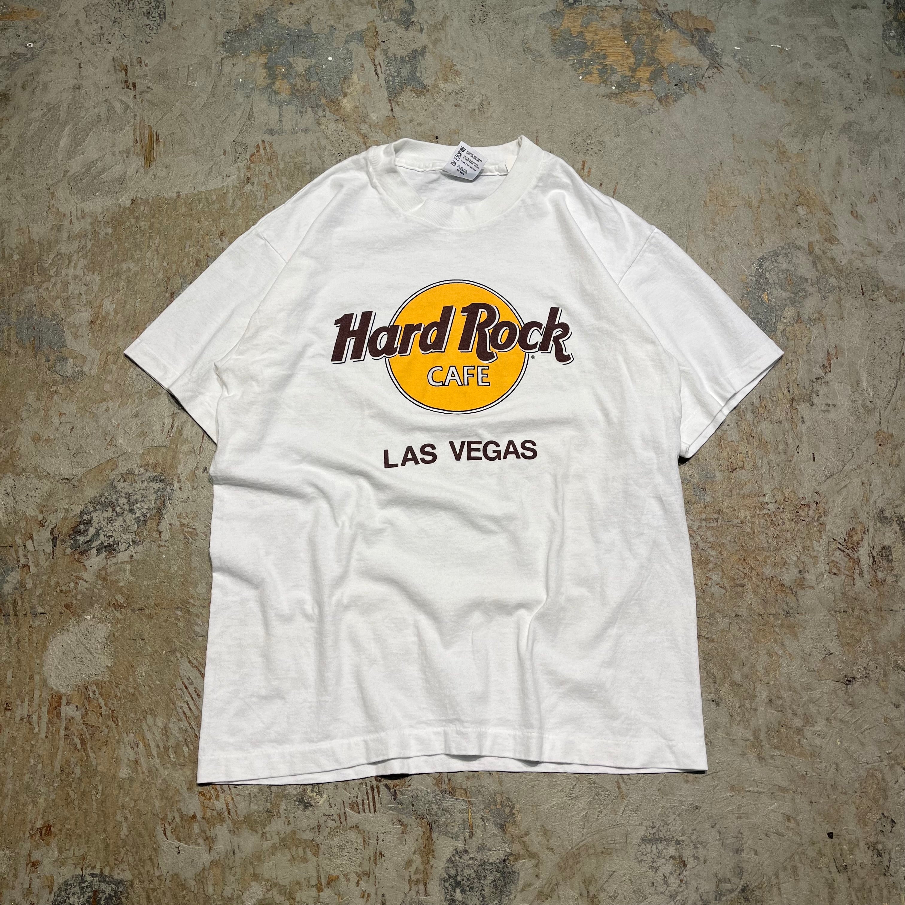 古着 USA製 90's HARD ROCK CAFE Las Vegas/ハードロックカフェ/企業系/プリントTシャツ / サイズM – 古着屋  MUJIN