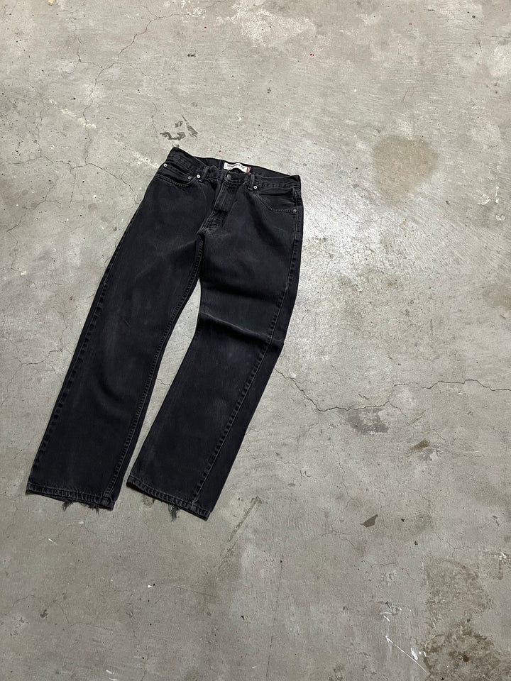 #MA16 古着 Levi's/リーバイス/Black Denim Pants/ブラックデニムパンツ/505/実寸サイズ33×31