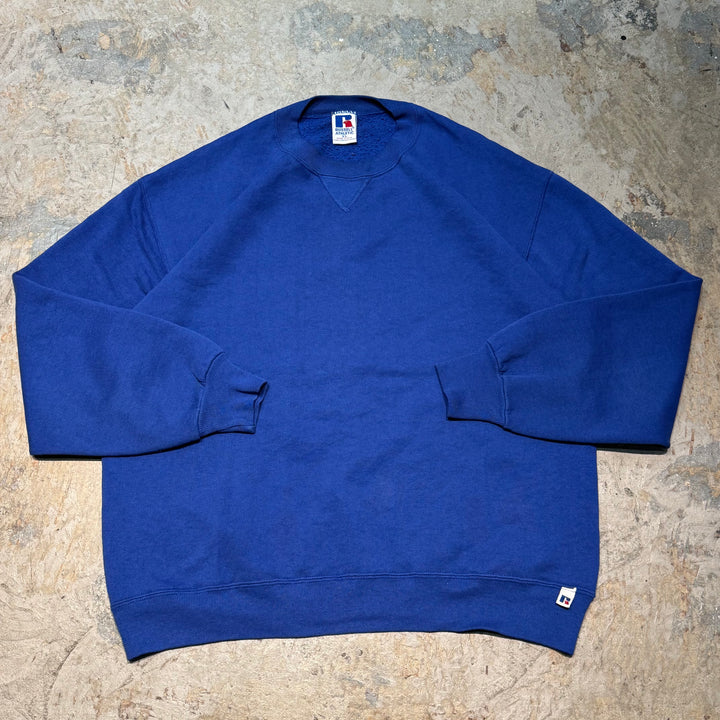 古着 90's〜USA製 RUSSELLATHLETIC/ ラッセル アスレチック/ クルーネックブランクスウェット/ サイズXL