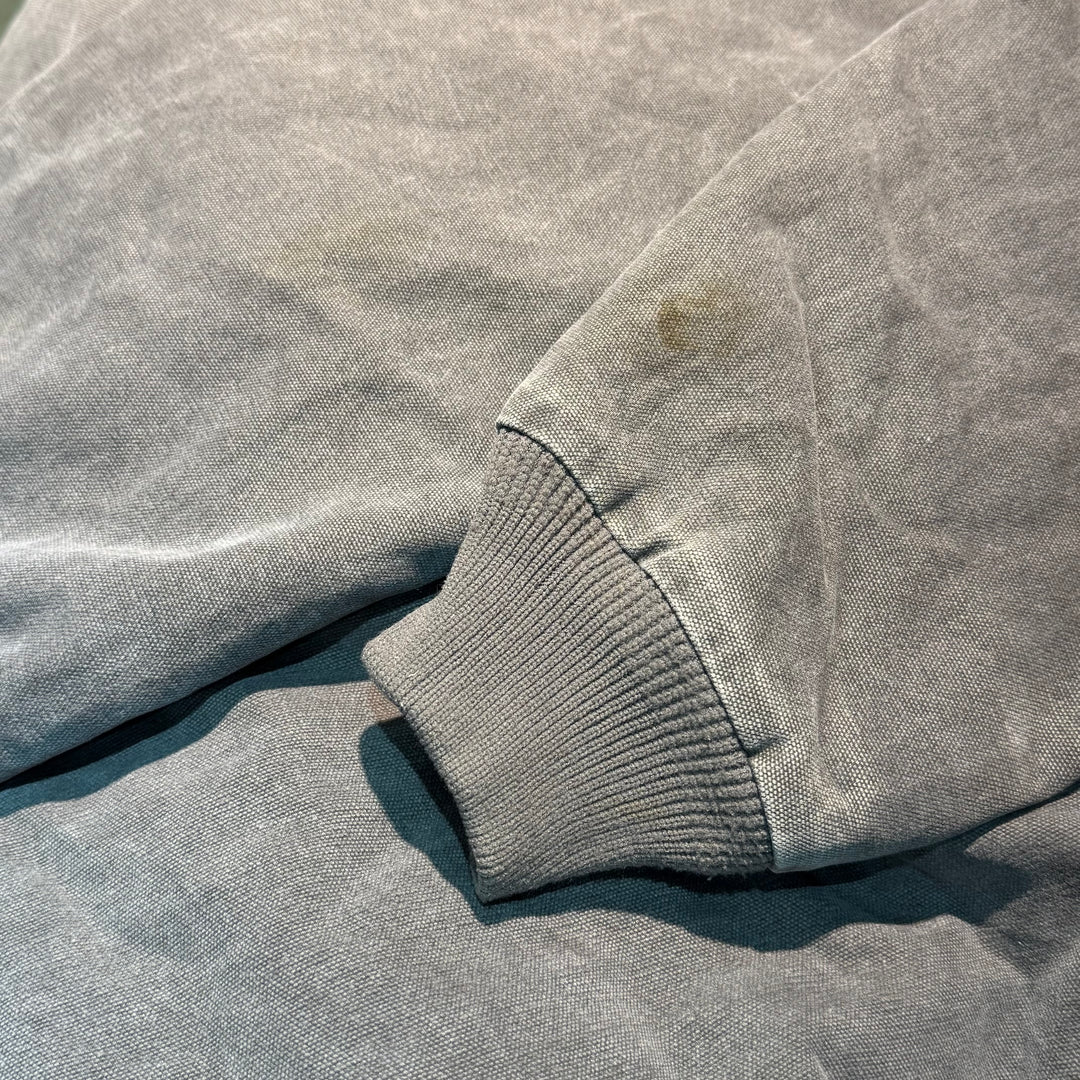중고 의류 CARHARTT/ SANTA FE 재킷/ 오리 직물/ 퀼트 라이닝/ 코듀로이 칼라/ 크기 M에 해당합니다.