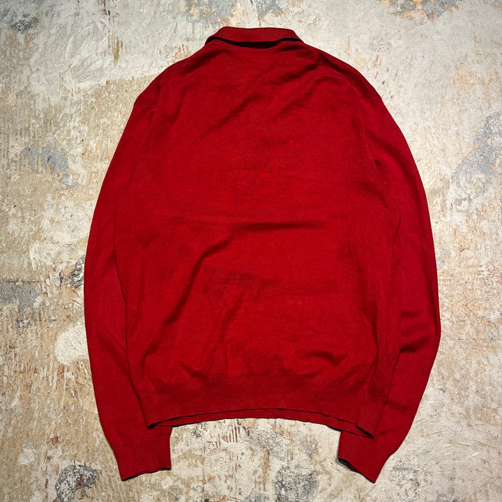 #3614古着/ラルフローレン/POLObyRalphLauren/ウールニットポロ/Woolknitpolo/サイズL