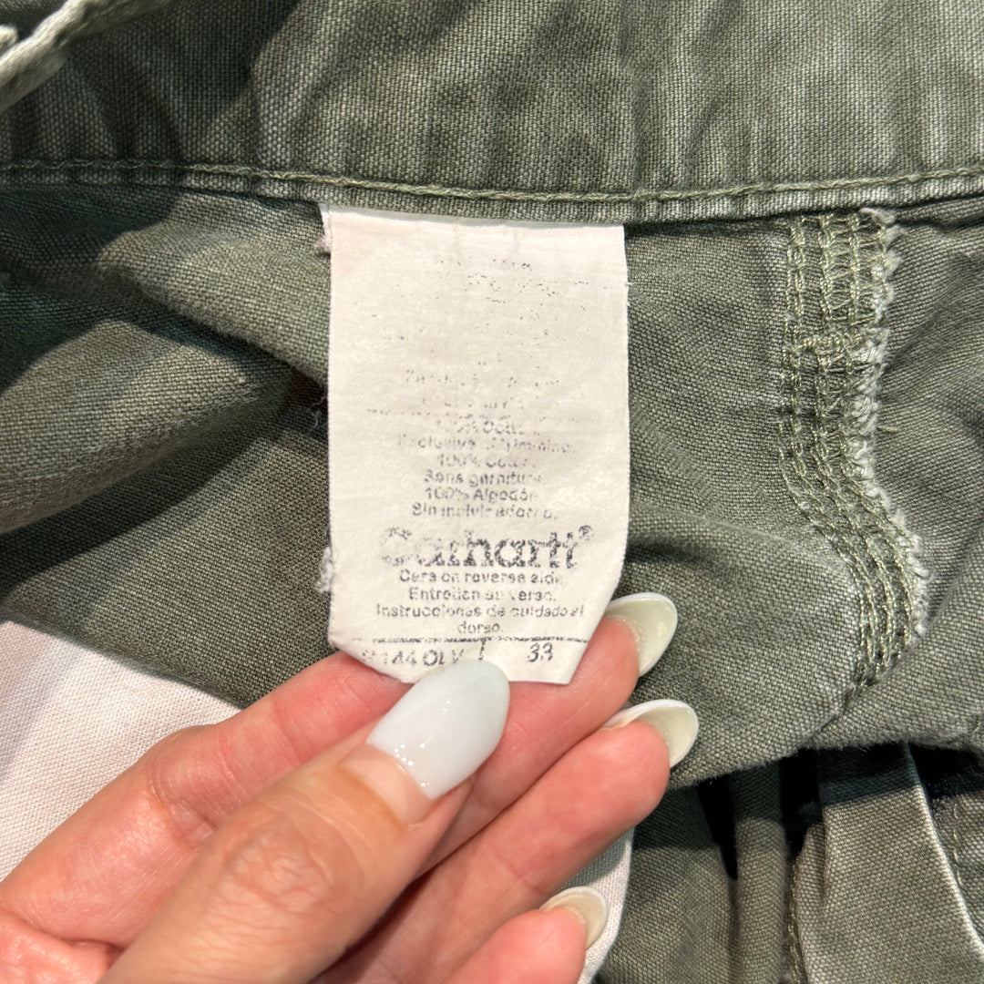 二手服裝carhartt/carhartt/帆布工作短褲/實際尺寸32