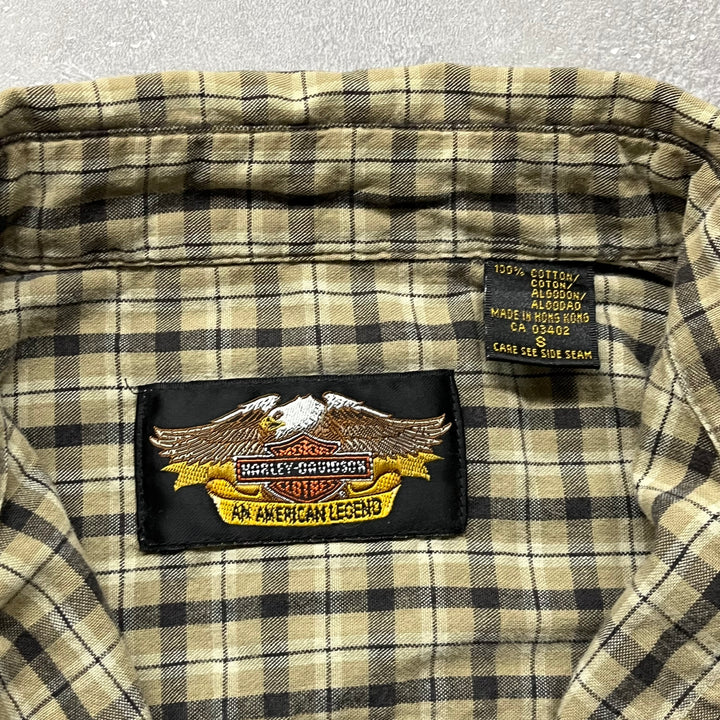古着 Harley-Davldson/ ハーレーダビットソン/ 長袖シャツ/ サイズS