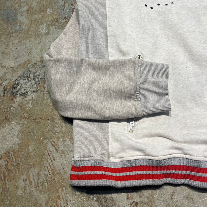 #4119 古着 Unknow/Crew Neck Print Sweat/クルーネックプリントスウェット/THUNDER LIGHTNING/サイズ2XL