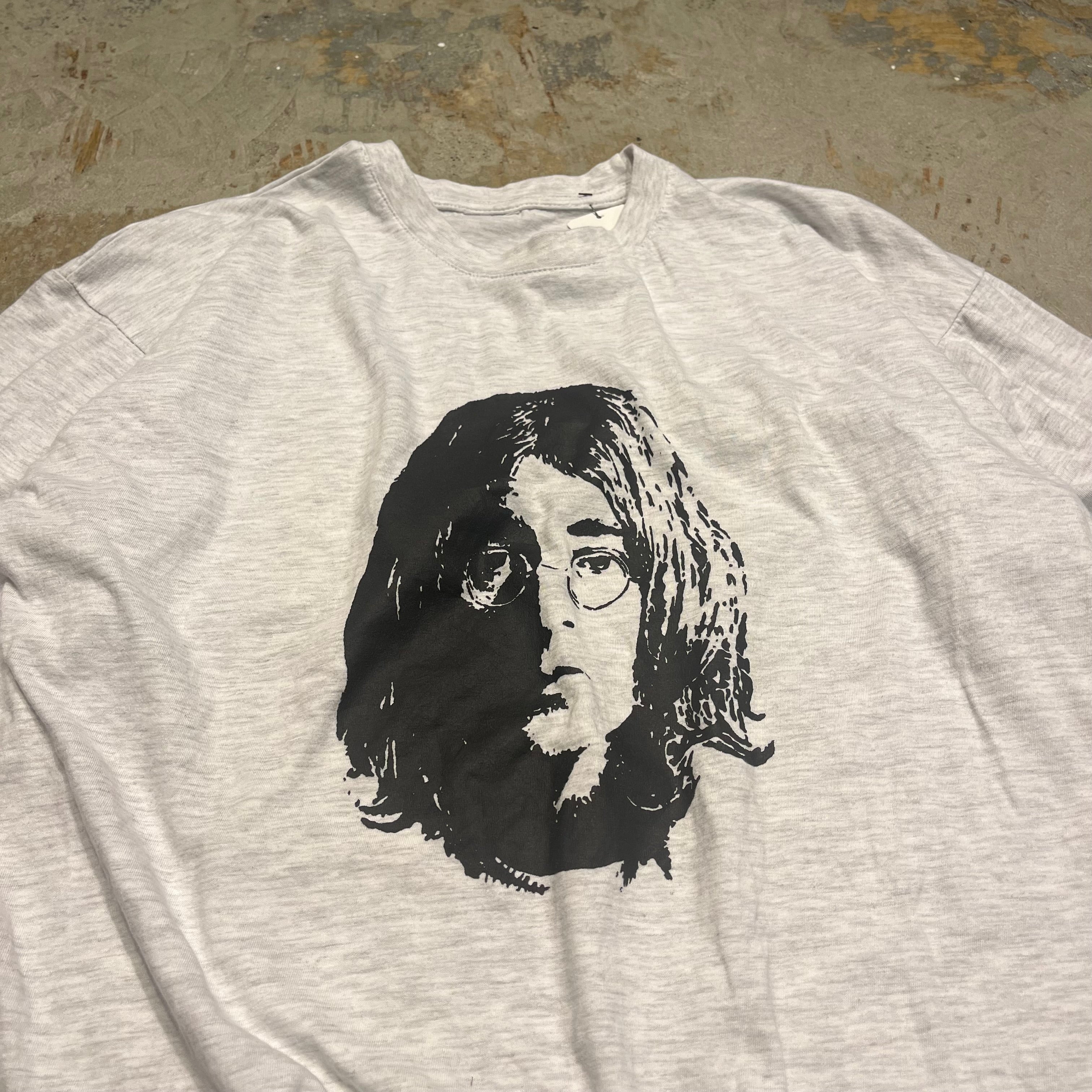古着 ジョンレノン/プリント Tシャツ/サイズL-XL相当 – 古着屋 MUJIN