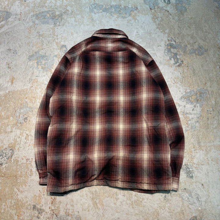 古着 CARHARTT/カーハート/シャツジャケット/チェック柄/裏起毛/サイズL