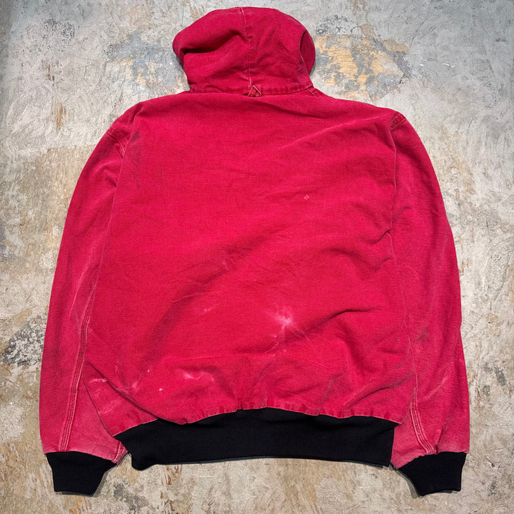 古着 Carhartt/ カーハート/ アクティブジャケット/ ダック地/ 裏地サーマル/ 企業ロゴ/ サイズL相当