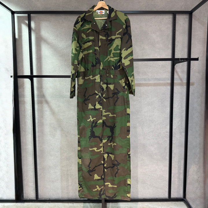 빈티지 Dickies/ Dickies/ Jumpsuit/ Connecting/ Woodland Camo Pattern/ Size XL에 해당합니다.