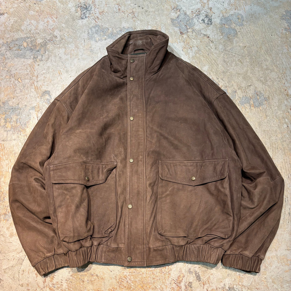 古着 90's timberland/ ティンバーランド/ 本革ジップアップ