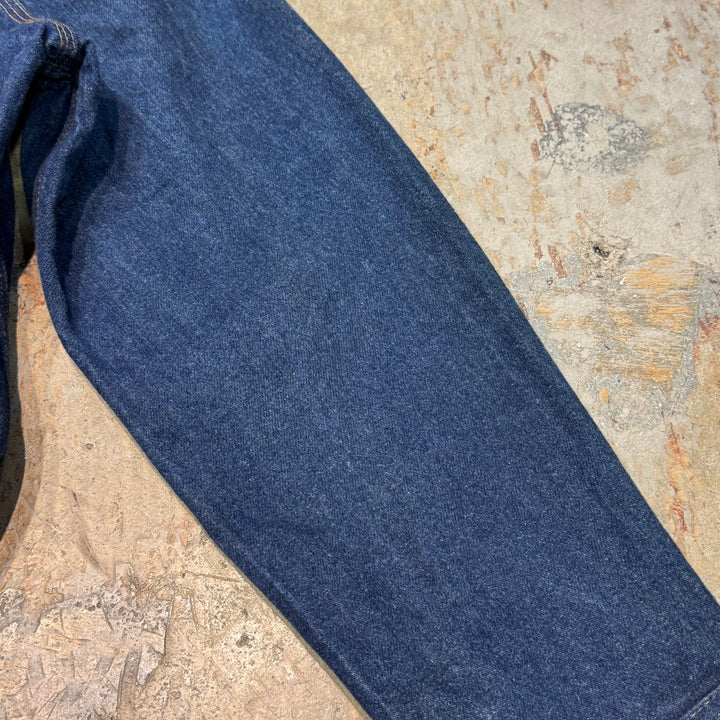 旧衣USA制80's~ carhartt/汽车心/牛仔夹克/牛仔裤/尺寸XL相当