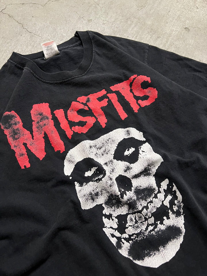 #MA54 古着 フルーツオブザルーム/MISFITS/ミスフィッツ/バンドTシャツ/プリント Tシャツ/サイズL