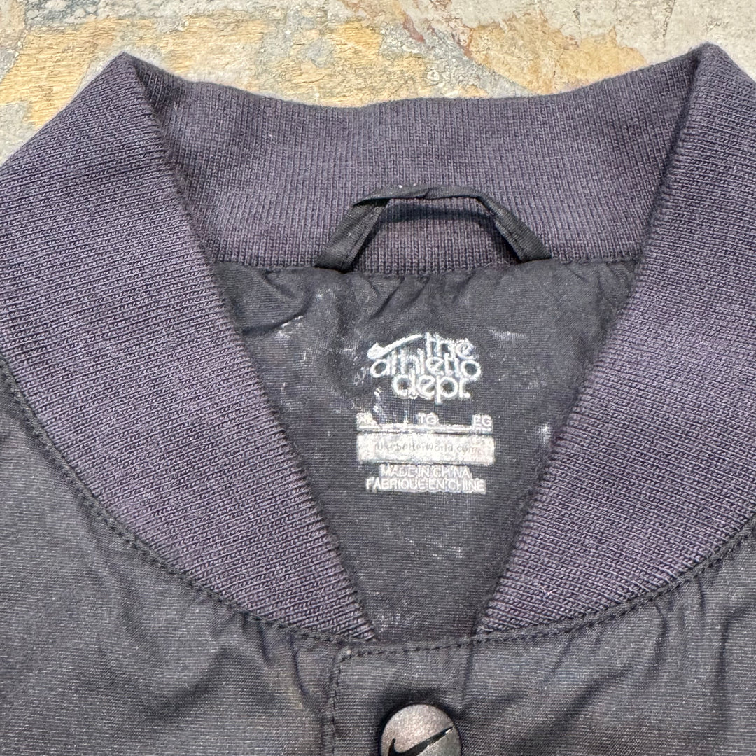 古着 NIKE/ ナイキ/ スタジャン / スウォッシュロゴ刺繍/サイズXL