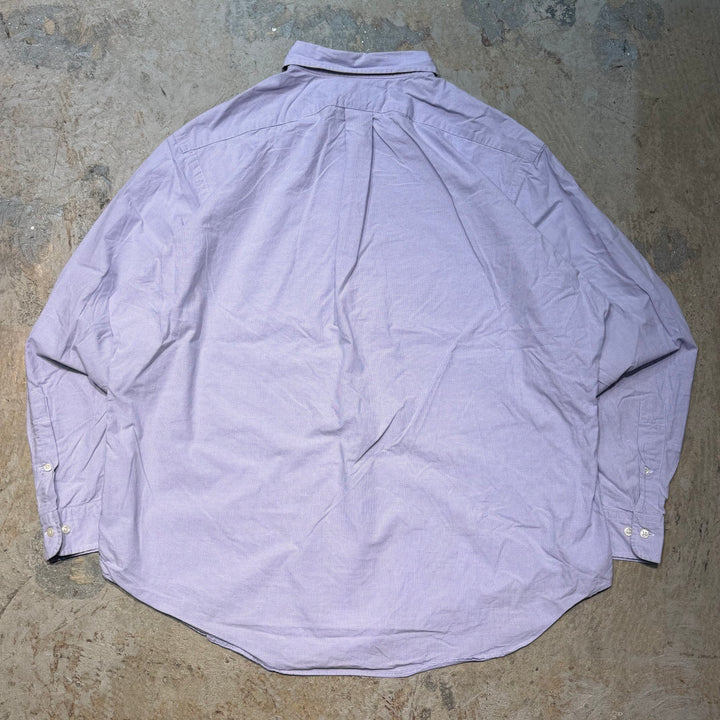 古着 90's POLO by Ralph Lauren/ ラルフ ローレン/ ボタンダウン長袖シャツ/ チェック柄/ サイズXL相当