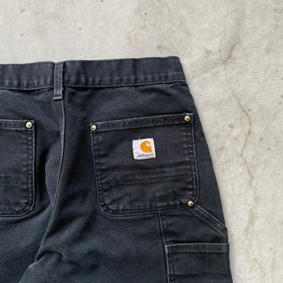 古着 Carhartt/カーハート/ダック地ペインターパンツ/ダブルニー/実寸サイズ28×28