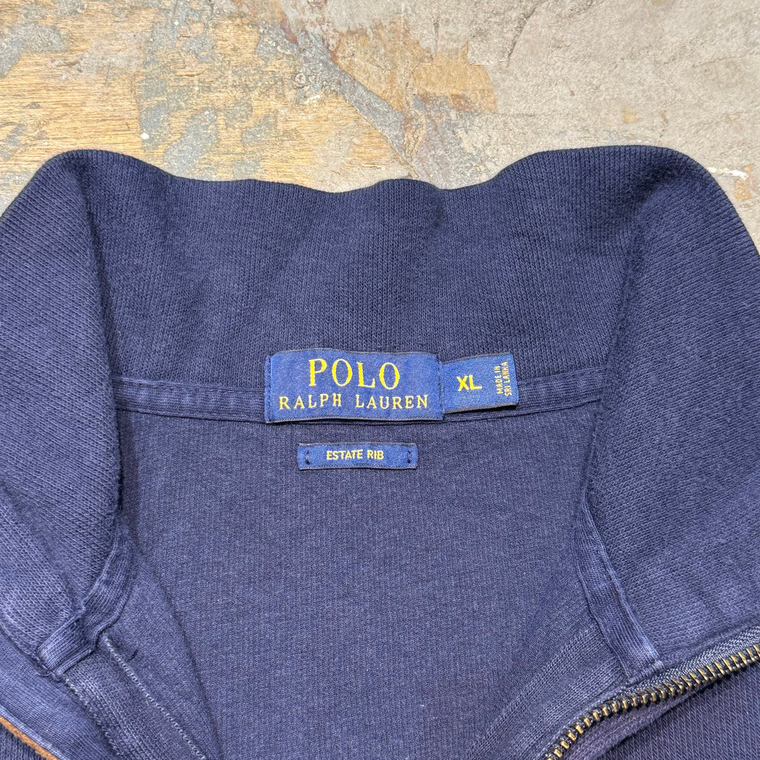 古着 POLO by Ralph Lauren/ ポロ バイ ラルフローレン/ ハーフジップニットセーター/ サイズXL
