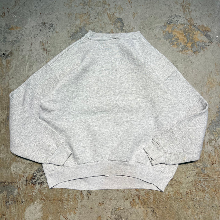 #3900 古着/95's Hanes/ヘインズ/Crew Neck Print Sweat Shirt/クルーネック大判プリントスウェット/MADE IN USA/BIG SHOT/サイズL