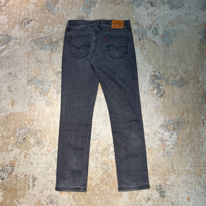 #4754 古着 Levi's/リーバイス/Black Denim Pants/ブラックデニムパンツ/511/サイズ34×32