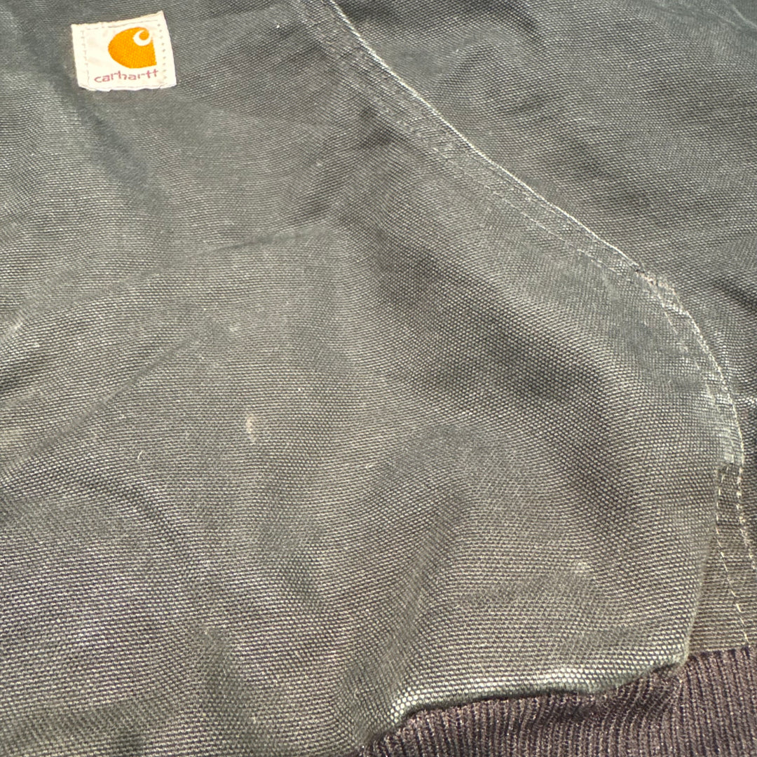 古着 Carhartt/ カーハート/ アクティブジャケット/ ダック地/ 裏地サーマル/企業ロゴ/ サイズL
