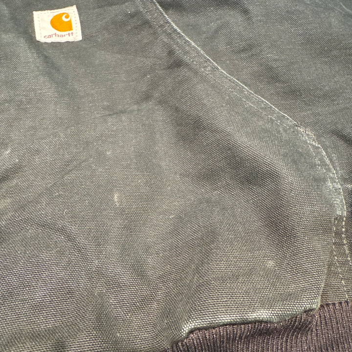 古着 Carhartt/ カーハート/ アクティブジャケット/ ダック地/ 裏地サーマル/企業ロゴ/ サイズL
