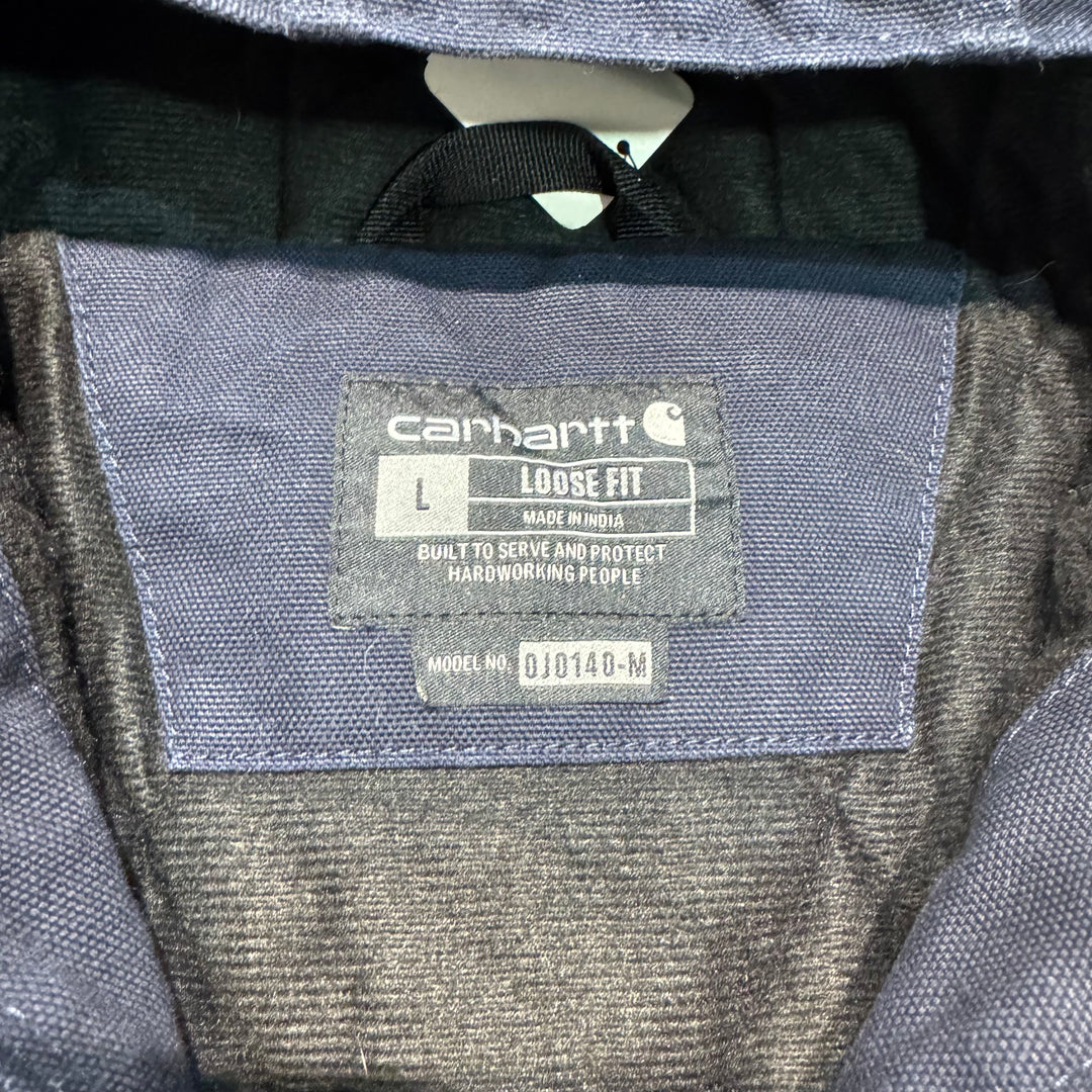 古着 Carhartt/ カーハート/ アクティブジャケット/ ダック地/ 裏地キルティング/ 企業ロゴ/  サイズL