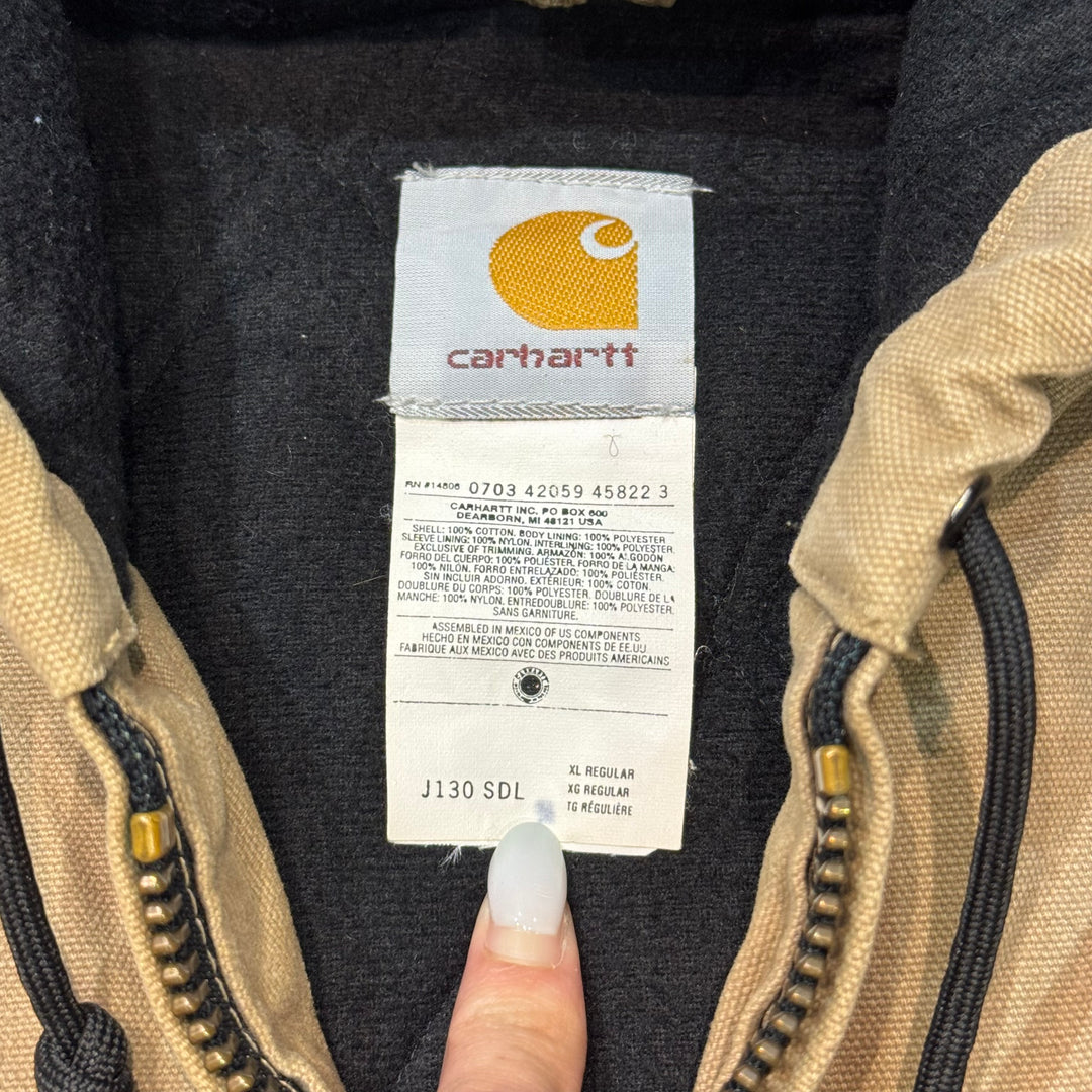 중고 의류 Carhartt/ Active Jacket/ Duck Fabric/ Quilted Lining/ Size XL