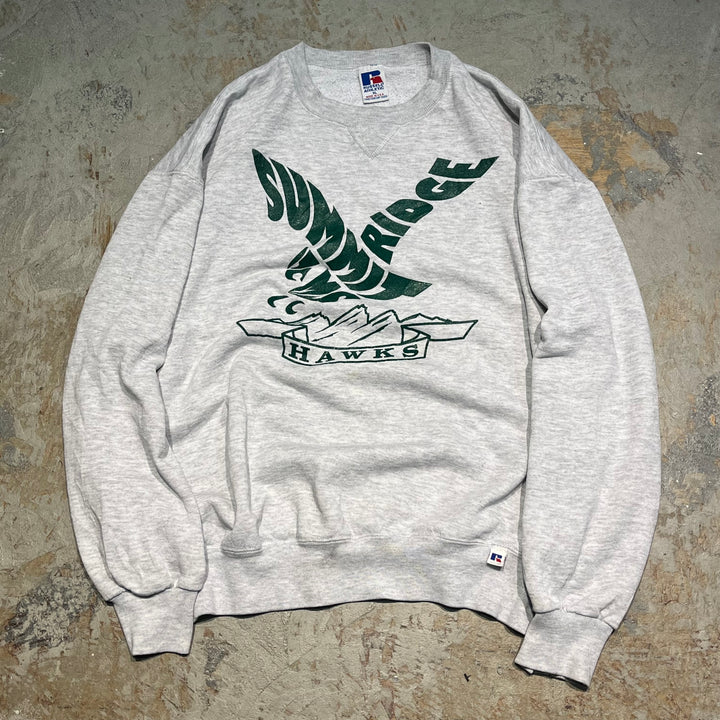 #3821 古着/Russell/ラッセル/Crewneck sweat/クルーネックスウェット/RIDGE SUMMIT/MADE IN U.S.A/サイズXL