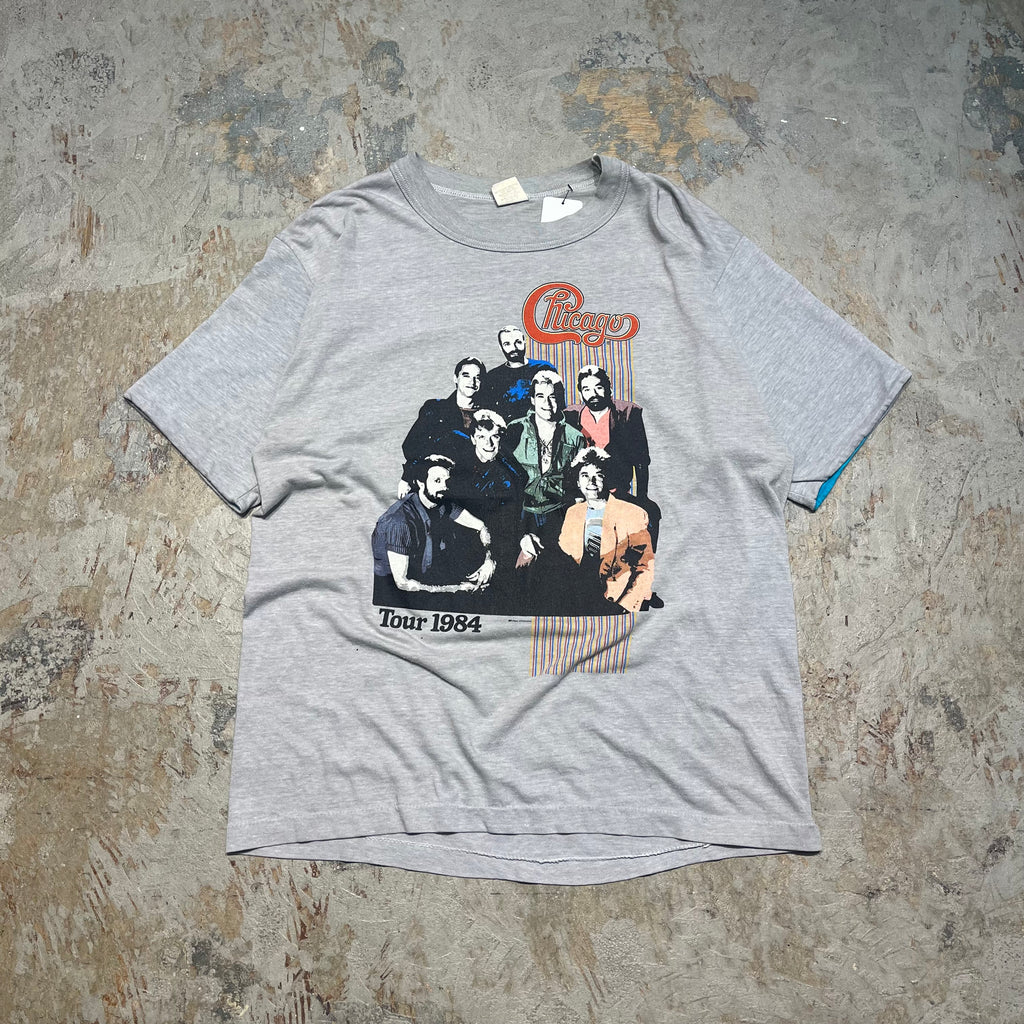 Chicagoシカゴ ヴィンテージバンドTシャツ M位 1984 tour - メルカリ