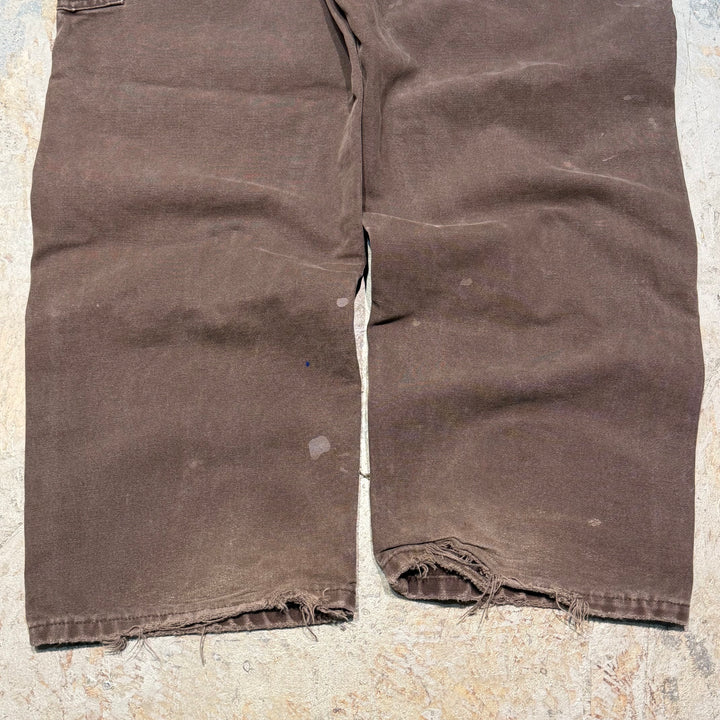 古着 Carhartt/カーハート/ダック地ペインターパンツ/ダブルニー/実寸サイズ36×29
