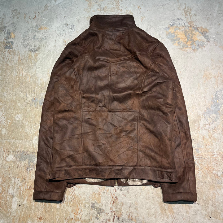 #3116 古着 Unknow/Zip Up Shearling Jacket/ジップアップシアリングジャケット/サイズM