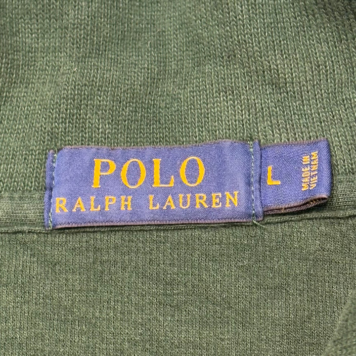 古着 POLO by Ralph Lauren/ ポロラルフローレン/ ハーフジップニットセーター/ サイズL