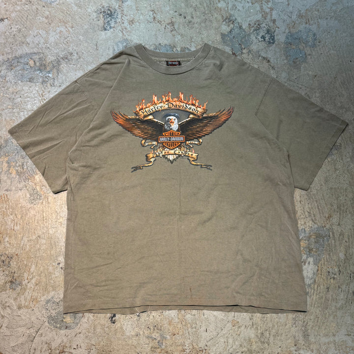 Used clothing Made in USA Harley-Davidson/Harley-Davidson/Printed T-shirt/Single stitch/Size XL