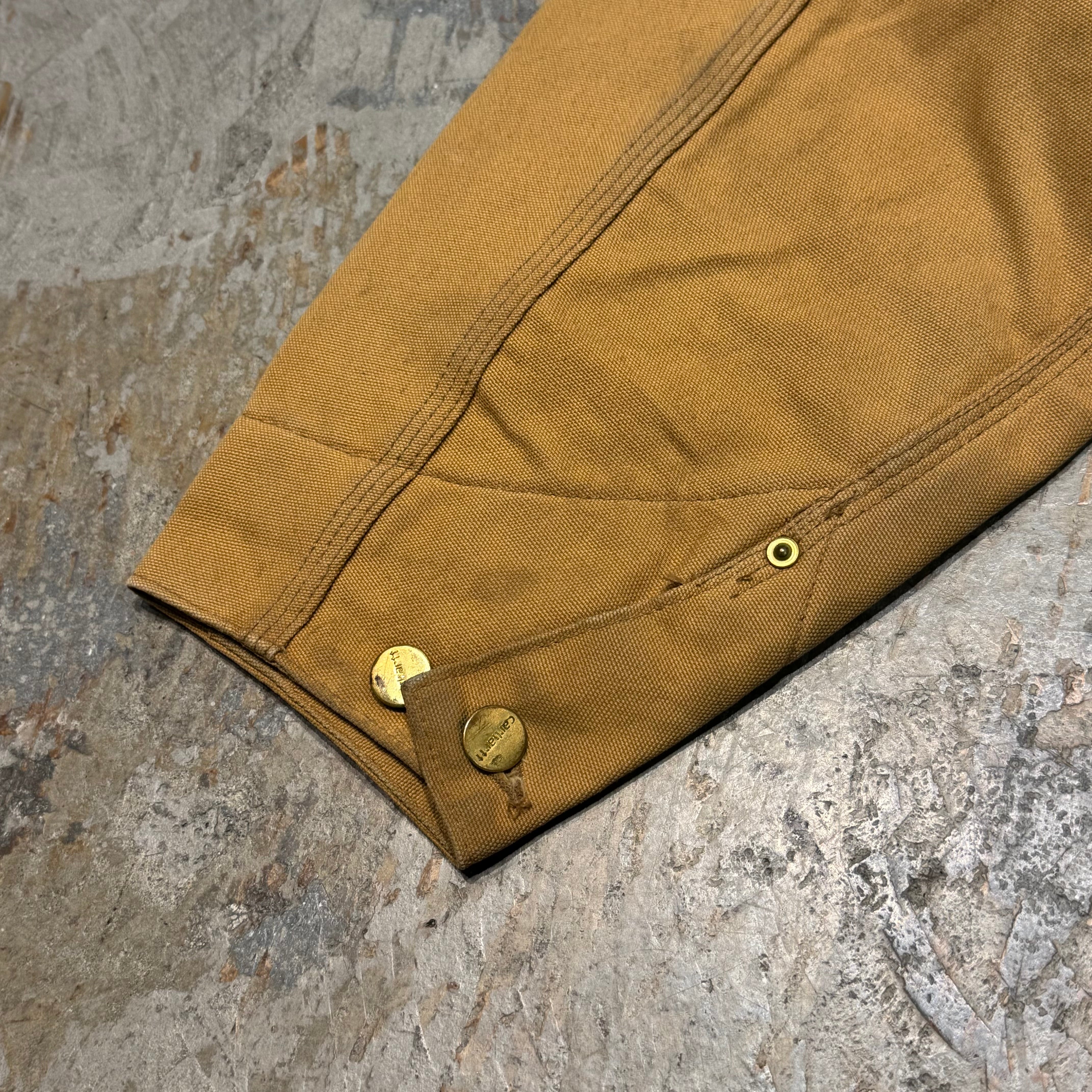 80s 90s USA製　カーハート　ミシガンチョアコート　裏地ブランケット 古着 80s USA製 Carhartt 裏地 チェック ブランケット デニム ミシガン