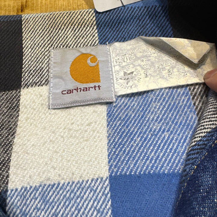古着 USA製 98's carhartt/カーハート/デニムジャケット/Gジャン/襟コーデュロイ/サイズM相当
