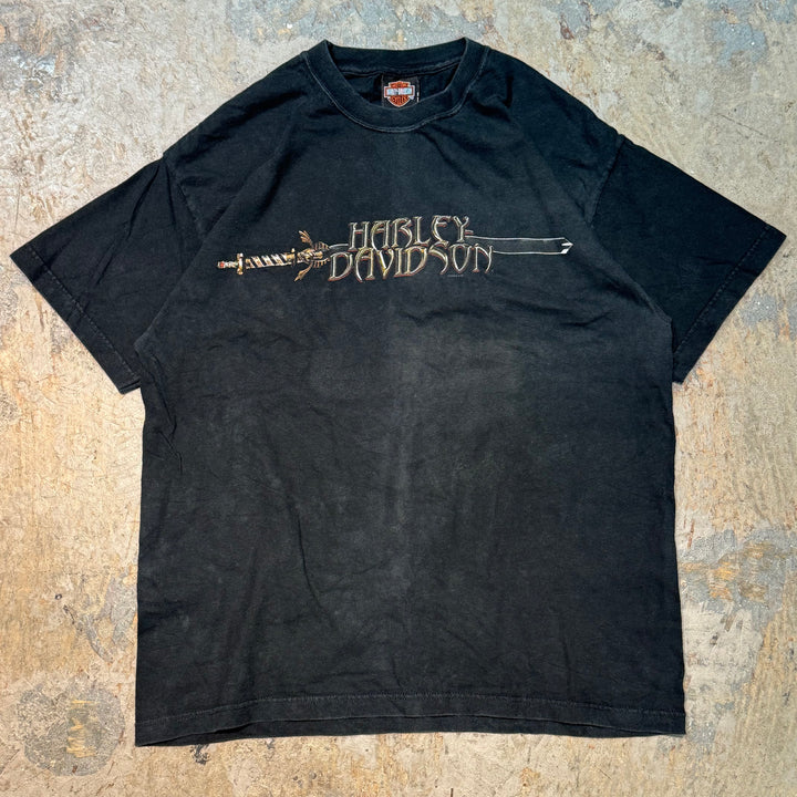 Used clothing Made in USA Harley-Davidson/Harley-Davidson/Printed T-shirt/Size L