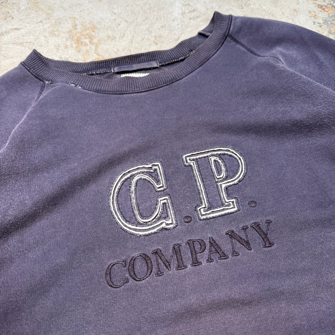 古着 イタリア製 C.P.COMPANY/ シー ピー カンパニー/ クルーネックロゴスウェット/ サイズXXL
