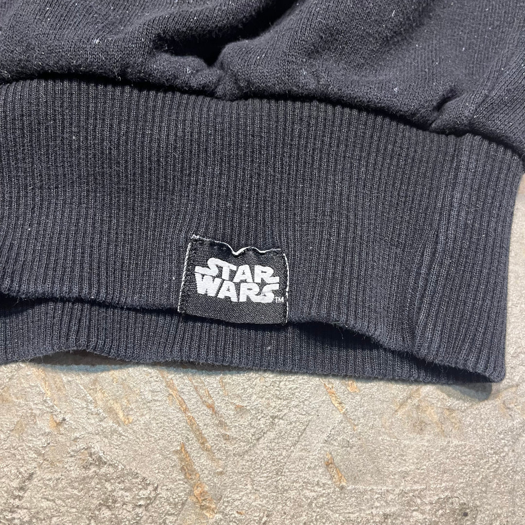 #4098 古着 STARWARS/スターウォーズ/Crew Neck Print Sweat/クルーネックプリントスウェット/DEATH STAR/サイズM