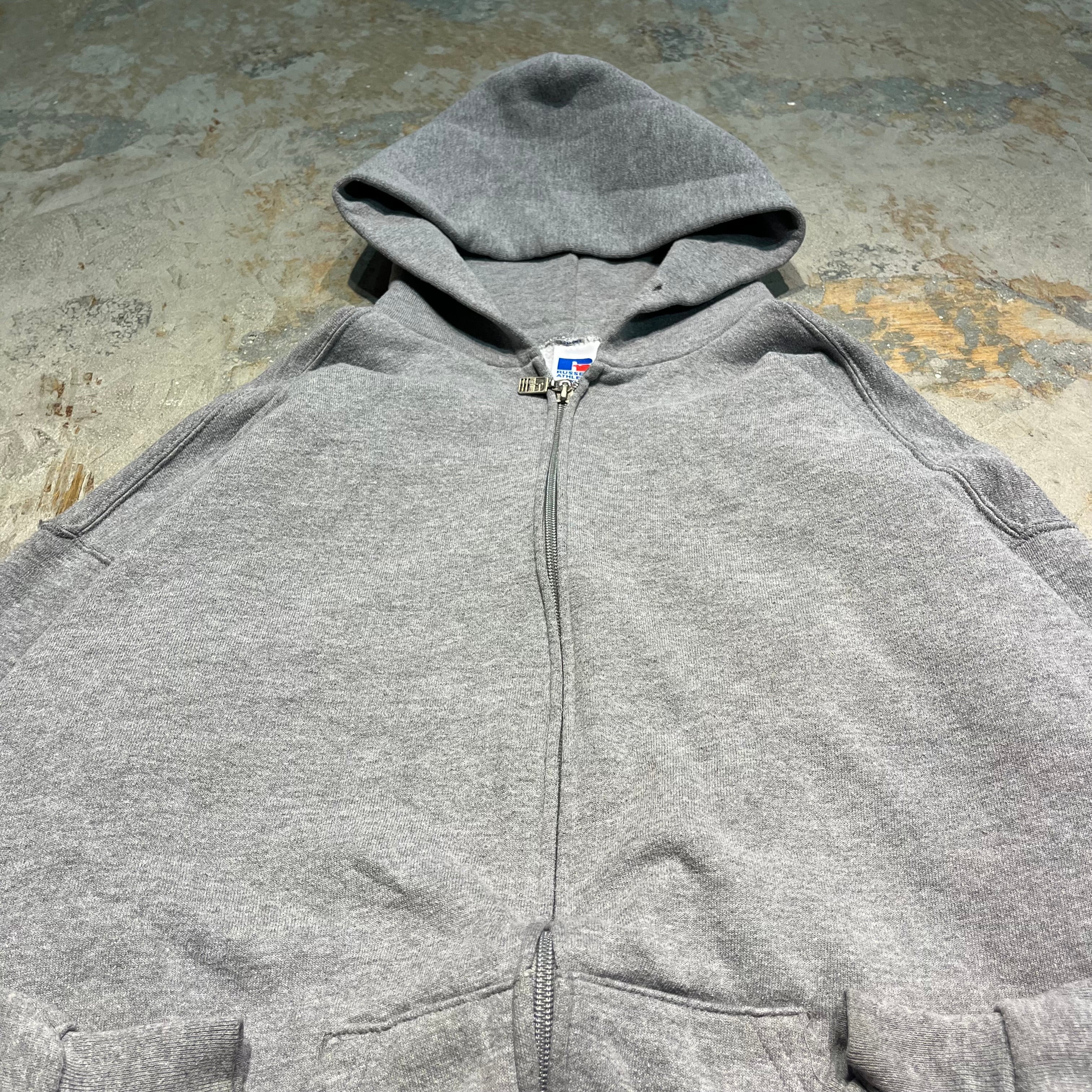 3570 古着/Russell/ラッセル/Blank Zip Parker/ブランクジップ