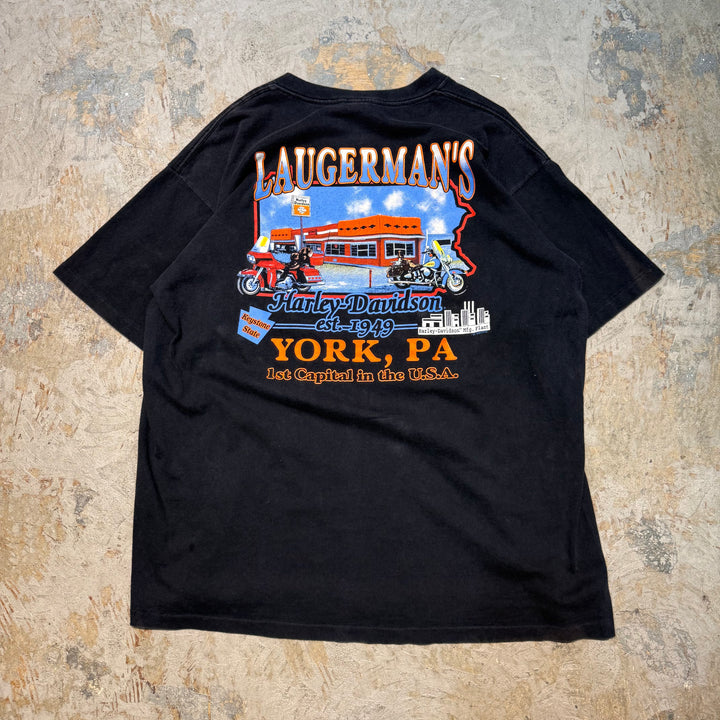 Used clothing Made in USA Harley-Davidson/Harley-Davidson/Printed T-shirt/Size XL