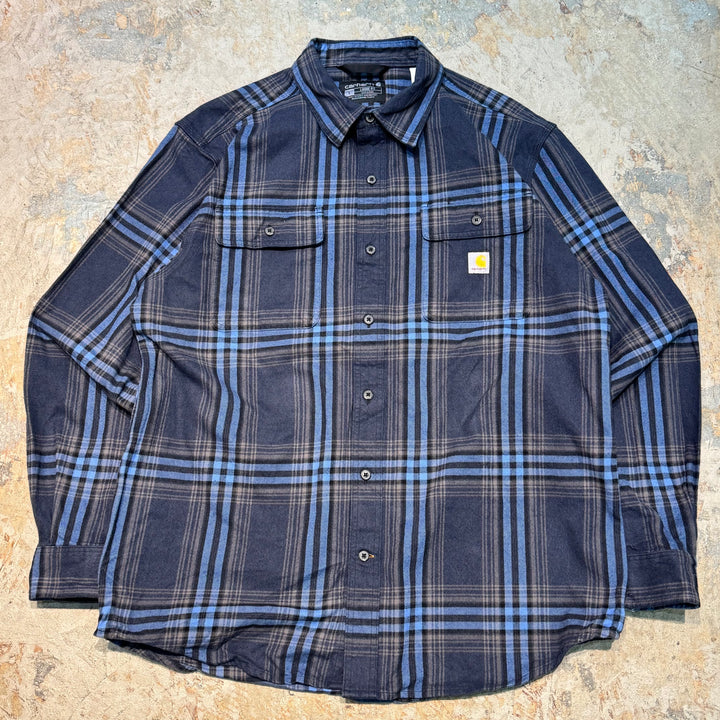 古着 carhartt/カーハート/ 長袖シャツ/ チェック柄/ サイズL
