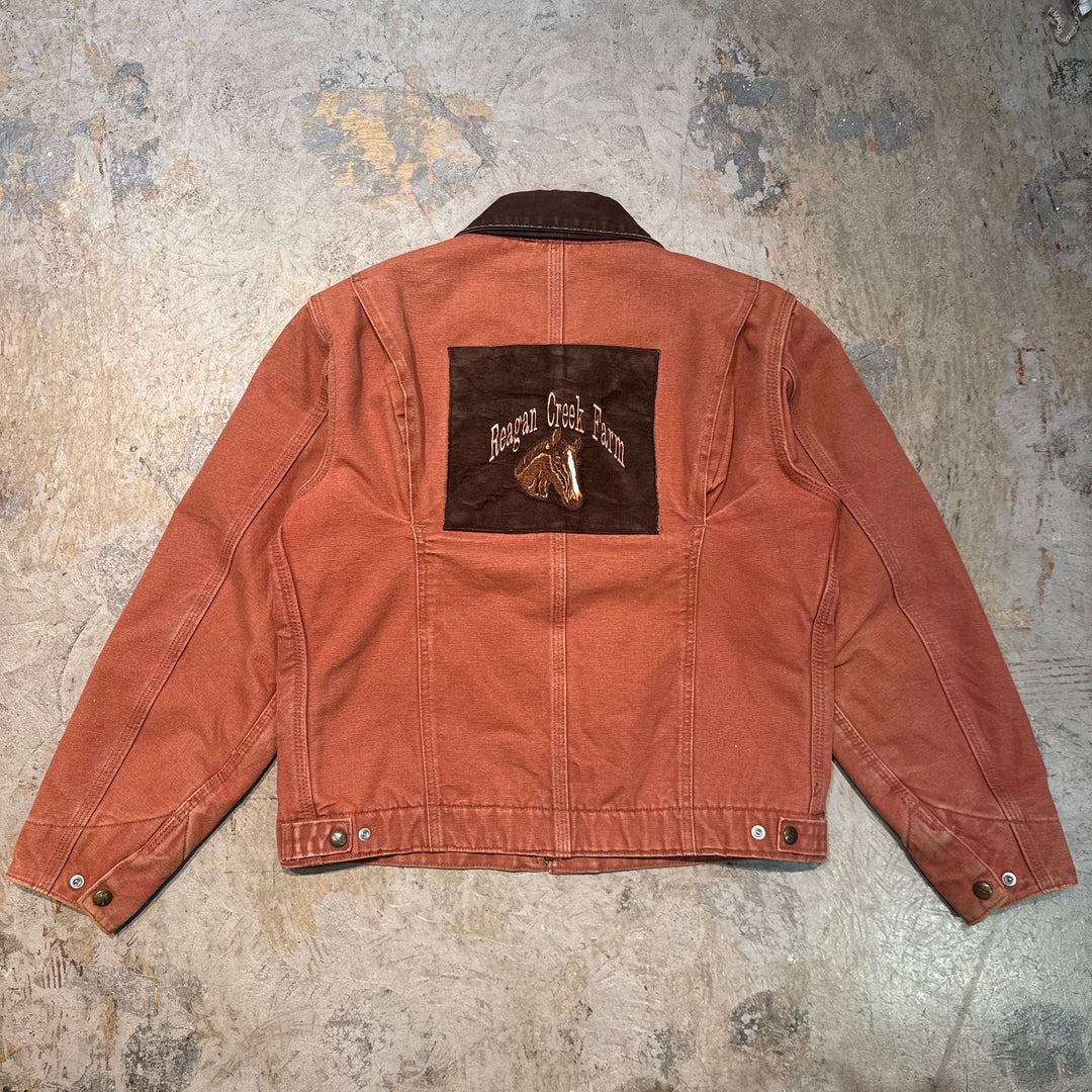 古着 carhartt/カーハート/デトロイトジャケット/ ダック地/ 裏地ブランケット/WOMEN/サイズM