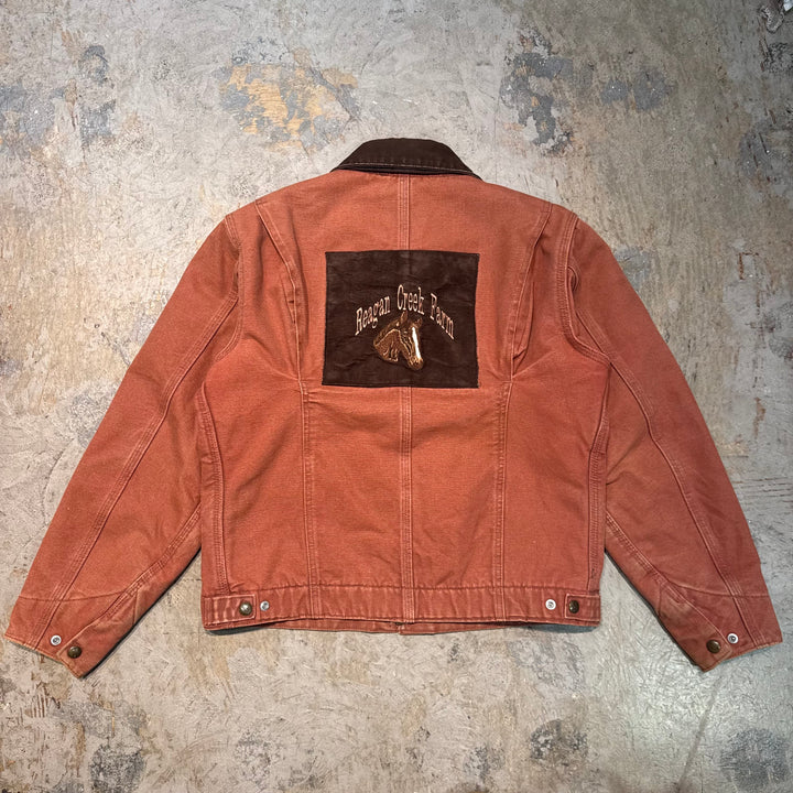 古着 carhartt/カーハート/デトロイトジャケット/ ダック地/ 裏地ブランケット/WOMEN/サイズM