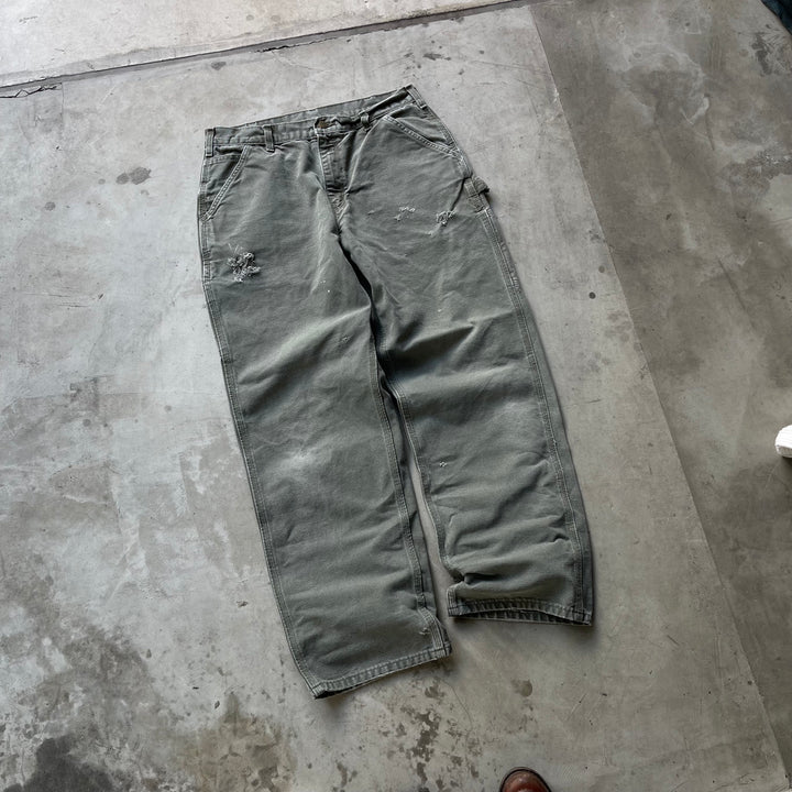 古着 Carhartt/カーハート/ダック地ペインターパンツ/実寸サイズ34×32