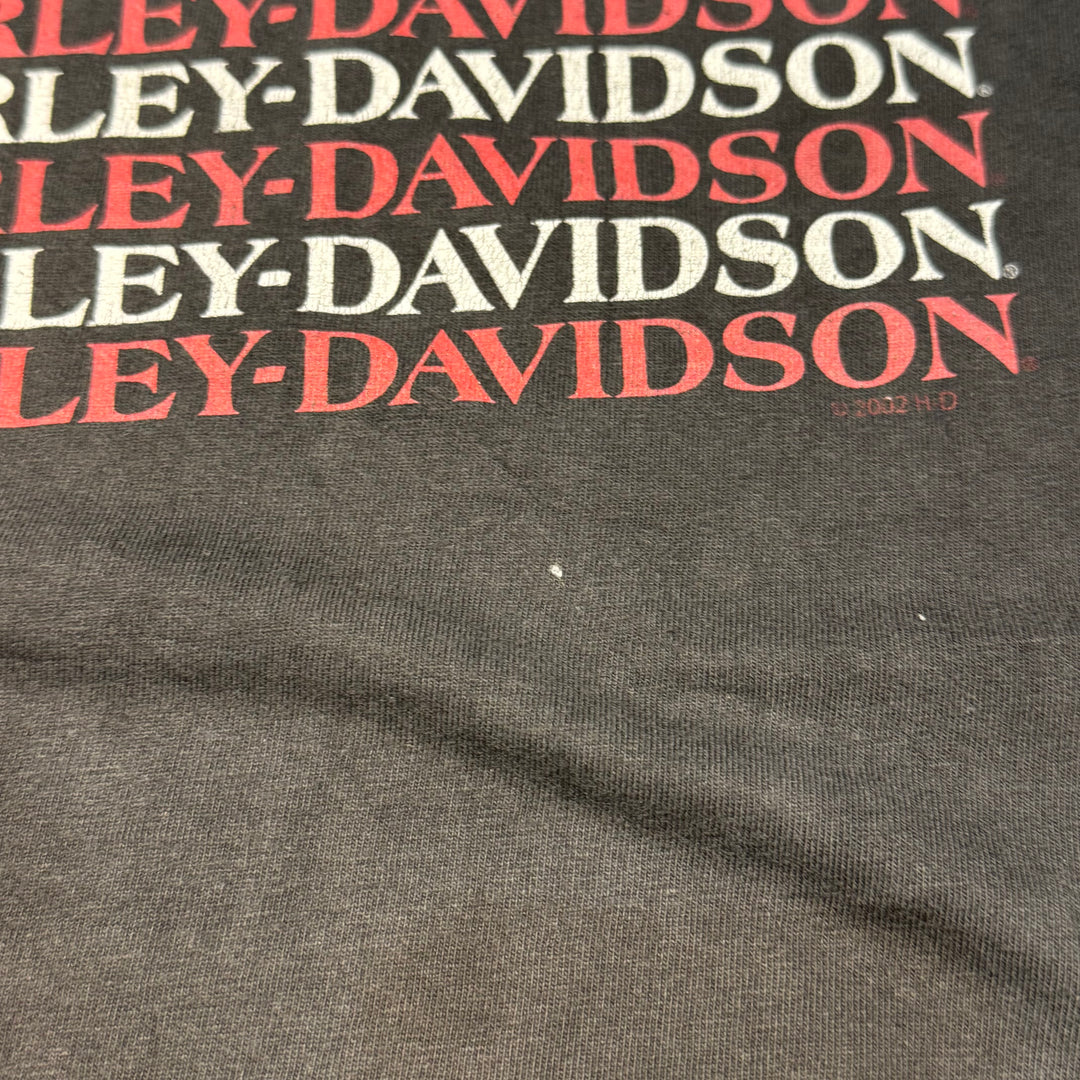 Used clothing Made in USA Harley-Davidson/Harley-Davidson/Printed T-shirt/Size 2XL