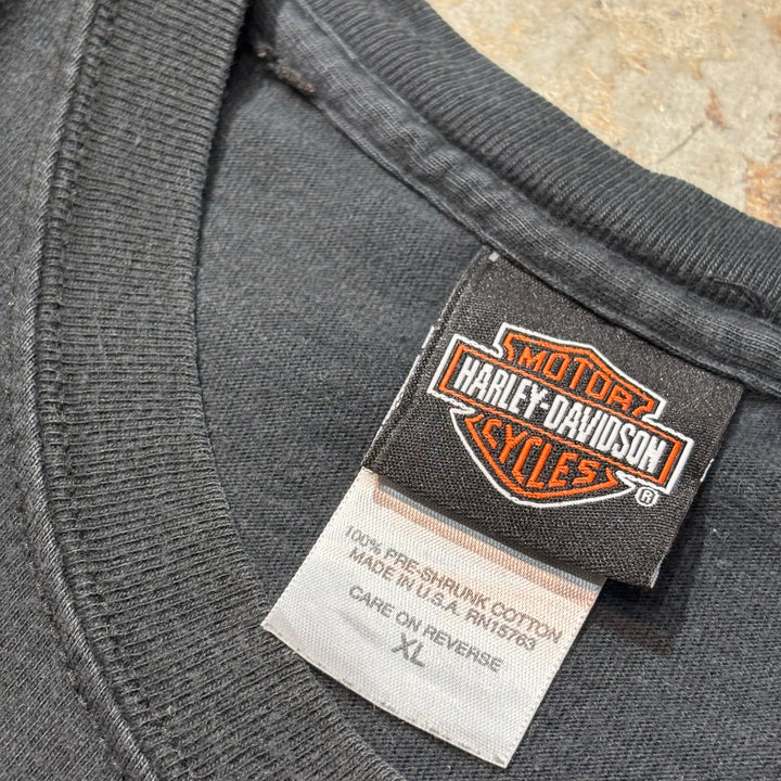 Used clothing Made in USA Harley-Davidson/Harley-Davidson/Printed T-shirt/Size XL