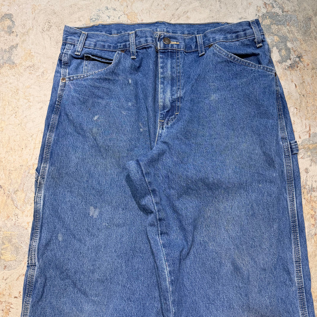 古着 Dickies/ ディッキーズ/ デニムペインターパンツ / 実寸サイズ36×32