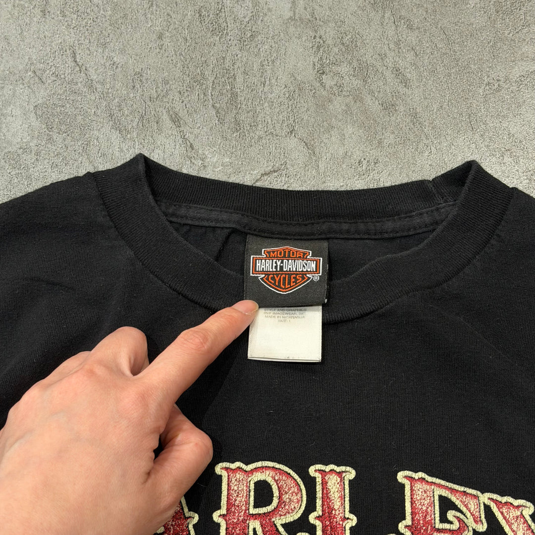 古着 Harley-Davidson/ハーレーダビッドソン/ プリントTシャツ/ サイズL