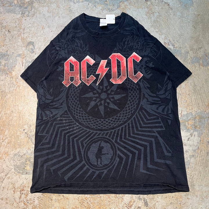 古着 AC/DC/エーシー・ディーシー/バンドプリントTシャツ/ サイズXL