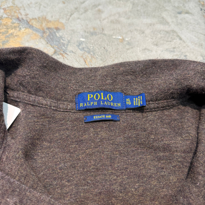 古着 POLO by Ralph Lauren/ ポロ バイ ラルフローレン/ ハーフジップニットセーター/ サイズXL